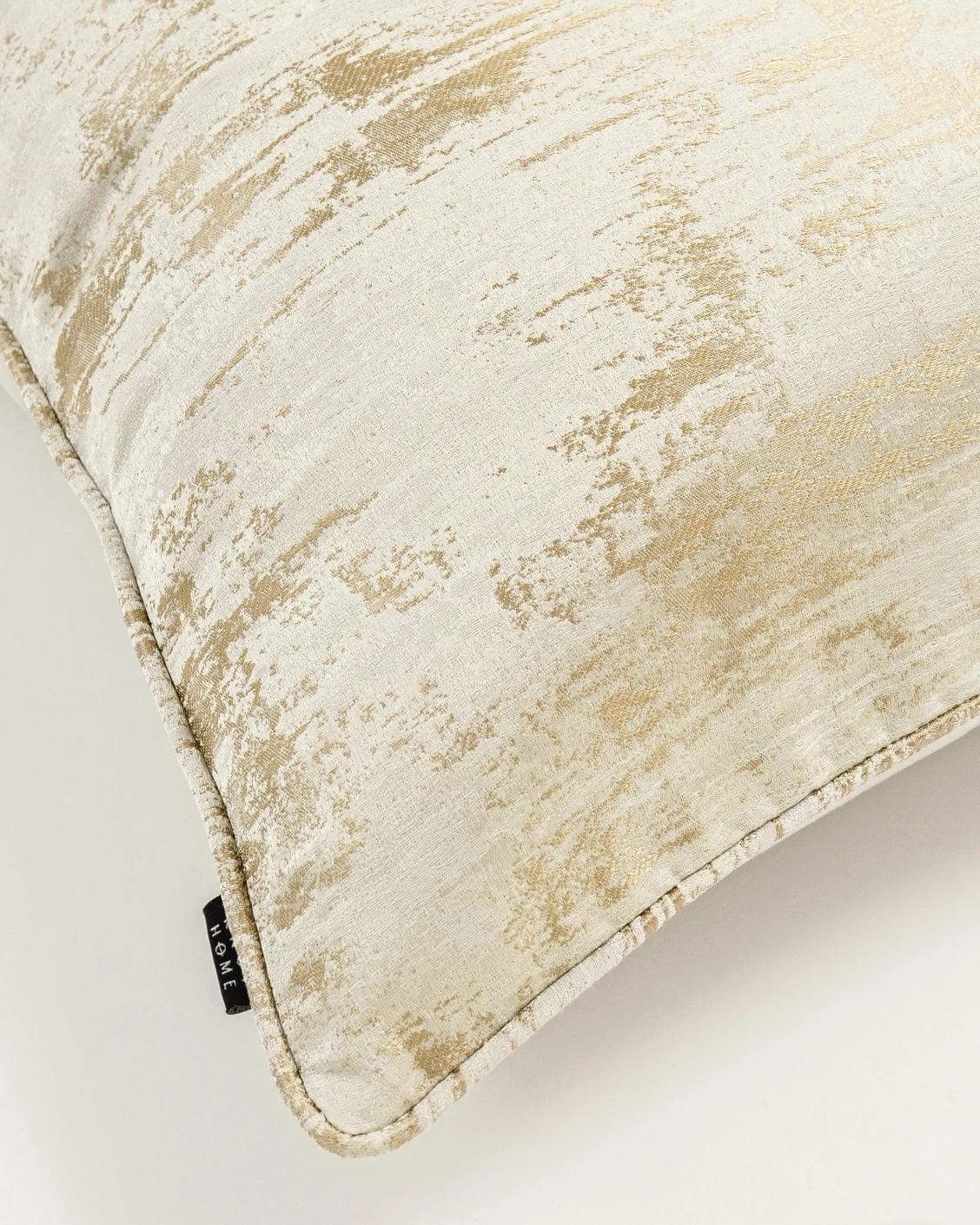 Neri Klimt cushion in gold and beige, shown in a product top view as image 7