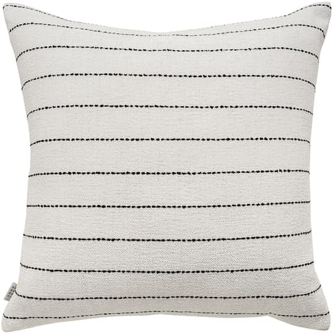 Noa Bianca single - indoor in black and ivory, shown in a product front view as image 1