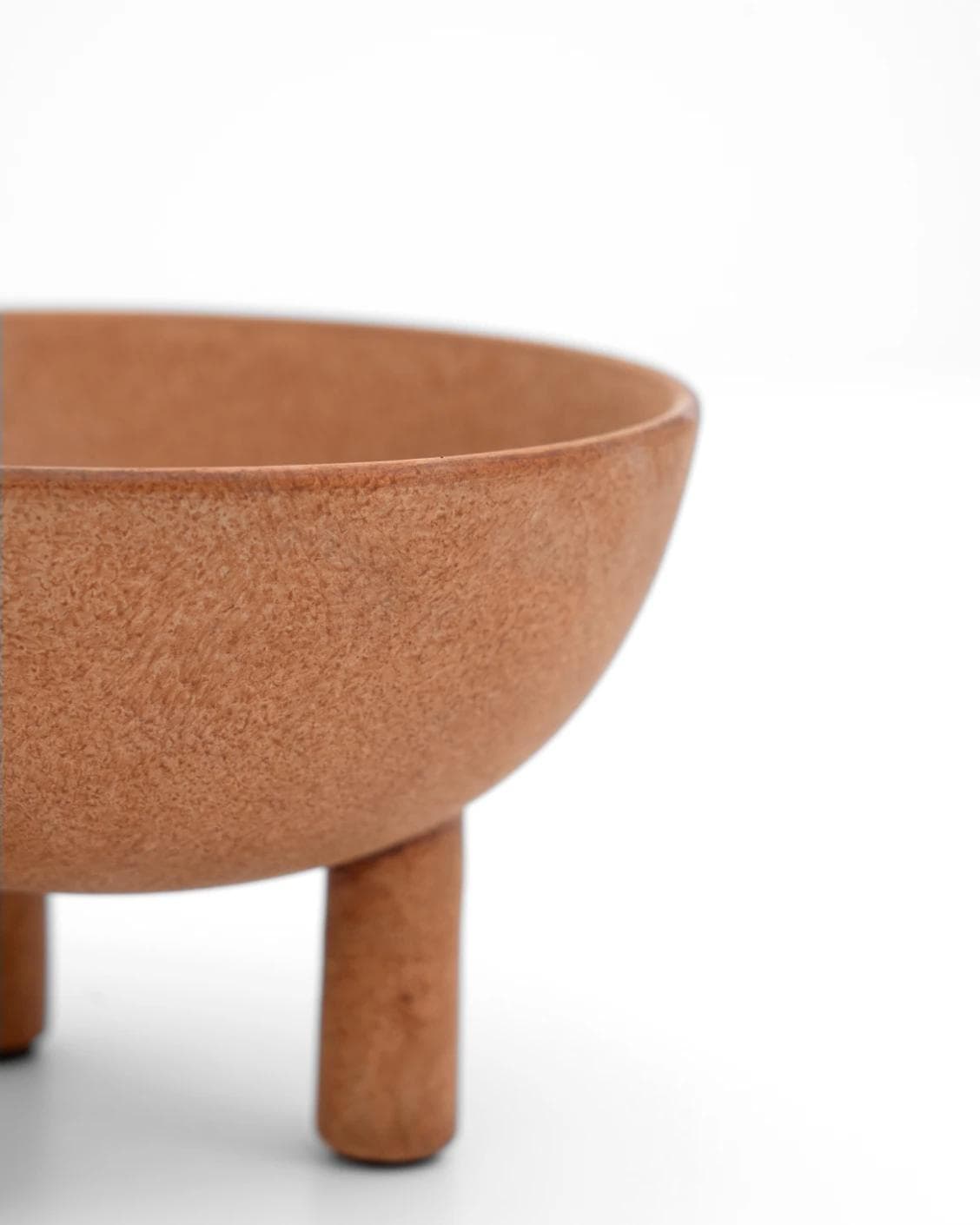 Nuva Terra bowls in orange, shown in a product right view as image 8