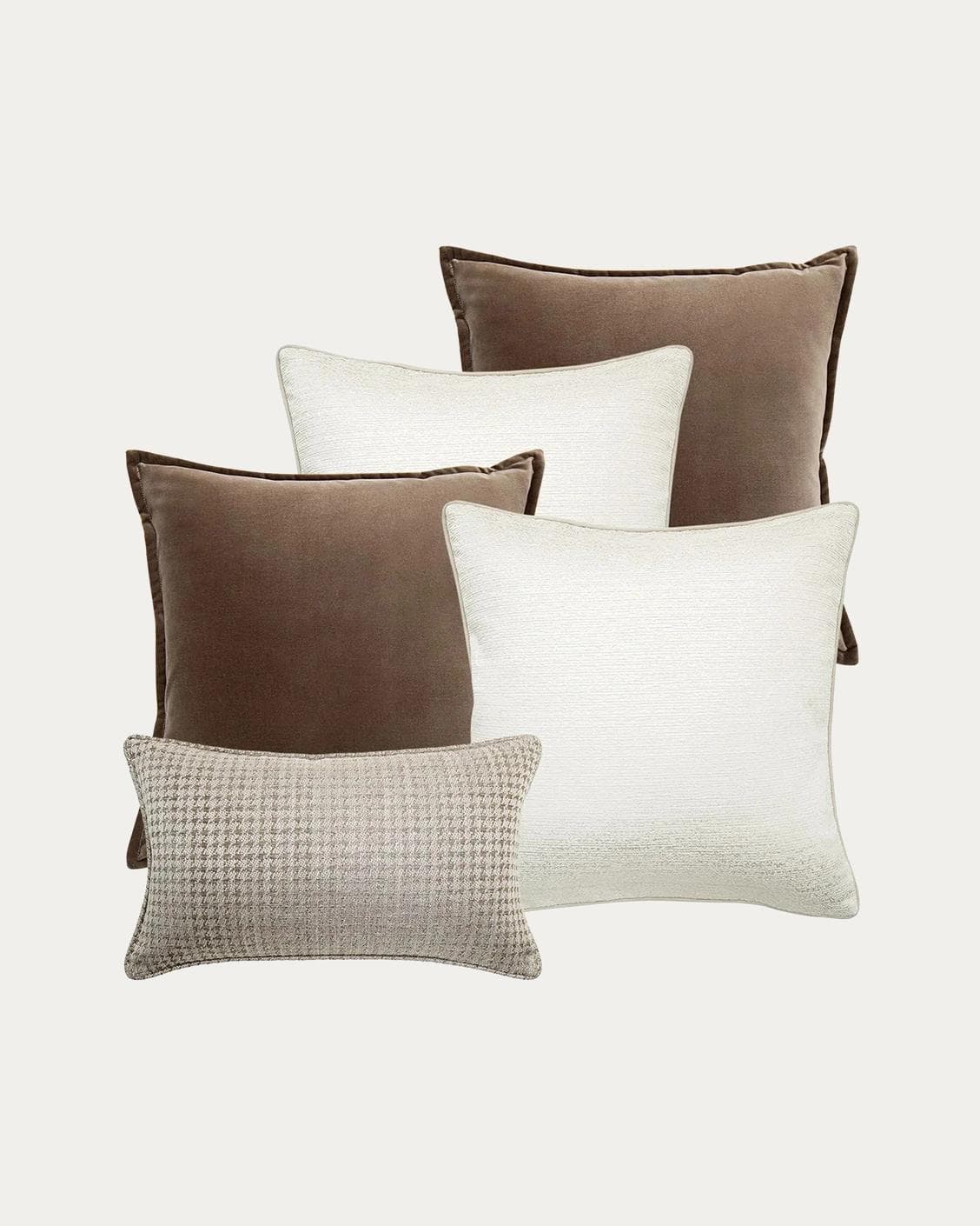 Oliver Bundle bundle - indoor in brown, white and silver, shown in a product front view as image 1