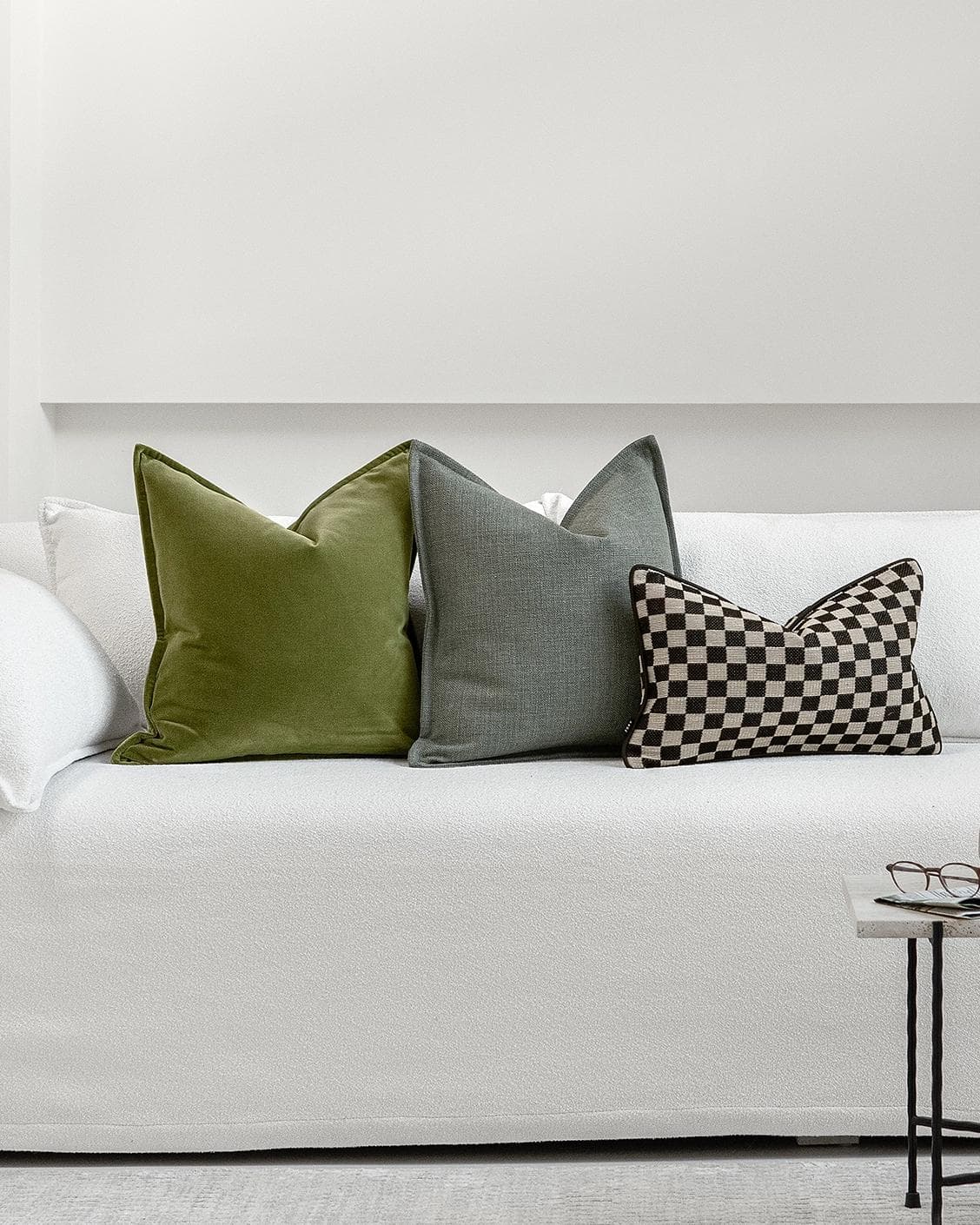Onyx Bundle cushion, shown in a lifestyle front view as image 4