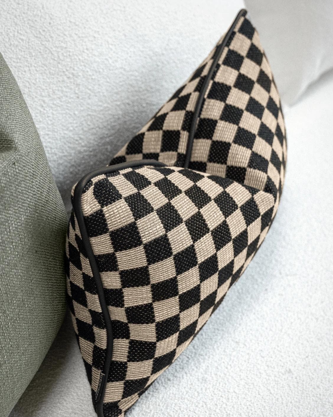 Onyx Bundle cushion, shown in a product close-up left view as image 5