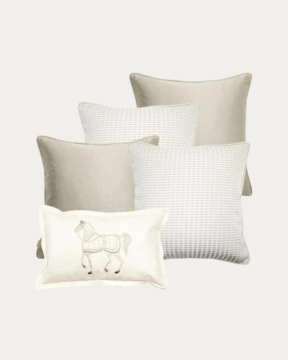Elgine Bundle bundle - indoor in gold, beige and white, shown in a product front view as image 1