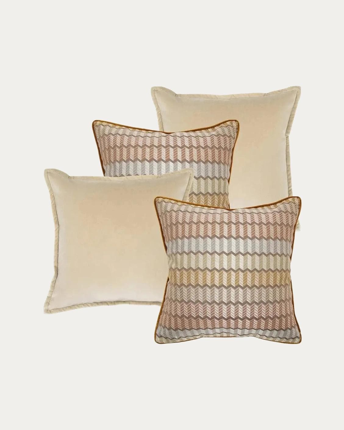Elanor Bundle bundle - indoor in orange, yellow, beige and silver, shown in a product front view as image 1