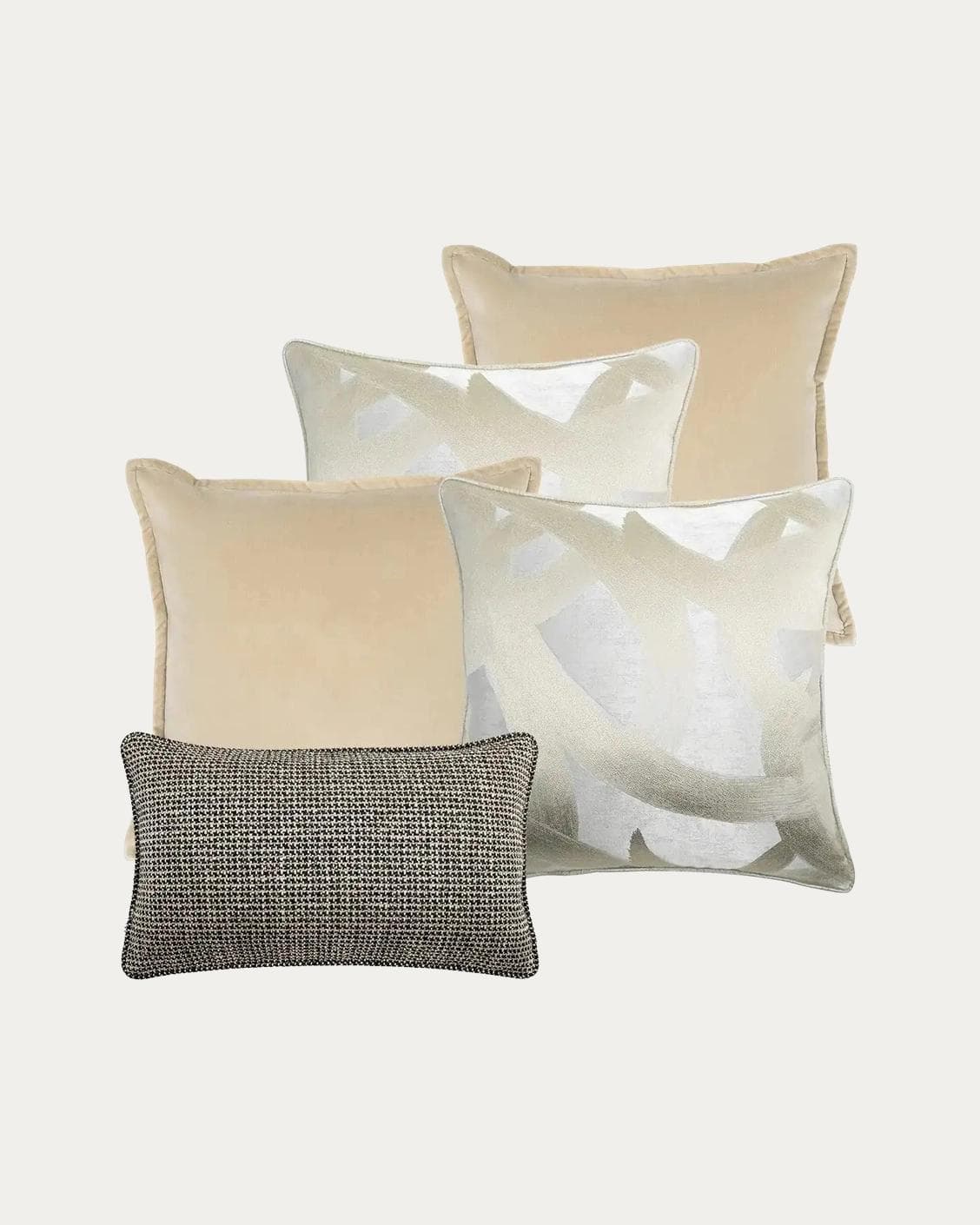 Cheena Bundle bundle - indoor in beige, silver and black, shown in a product front view as image 1