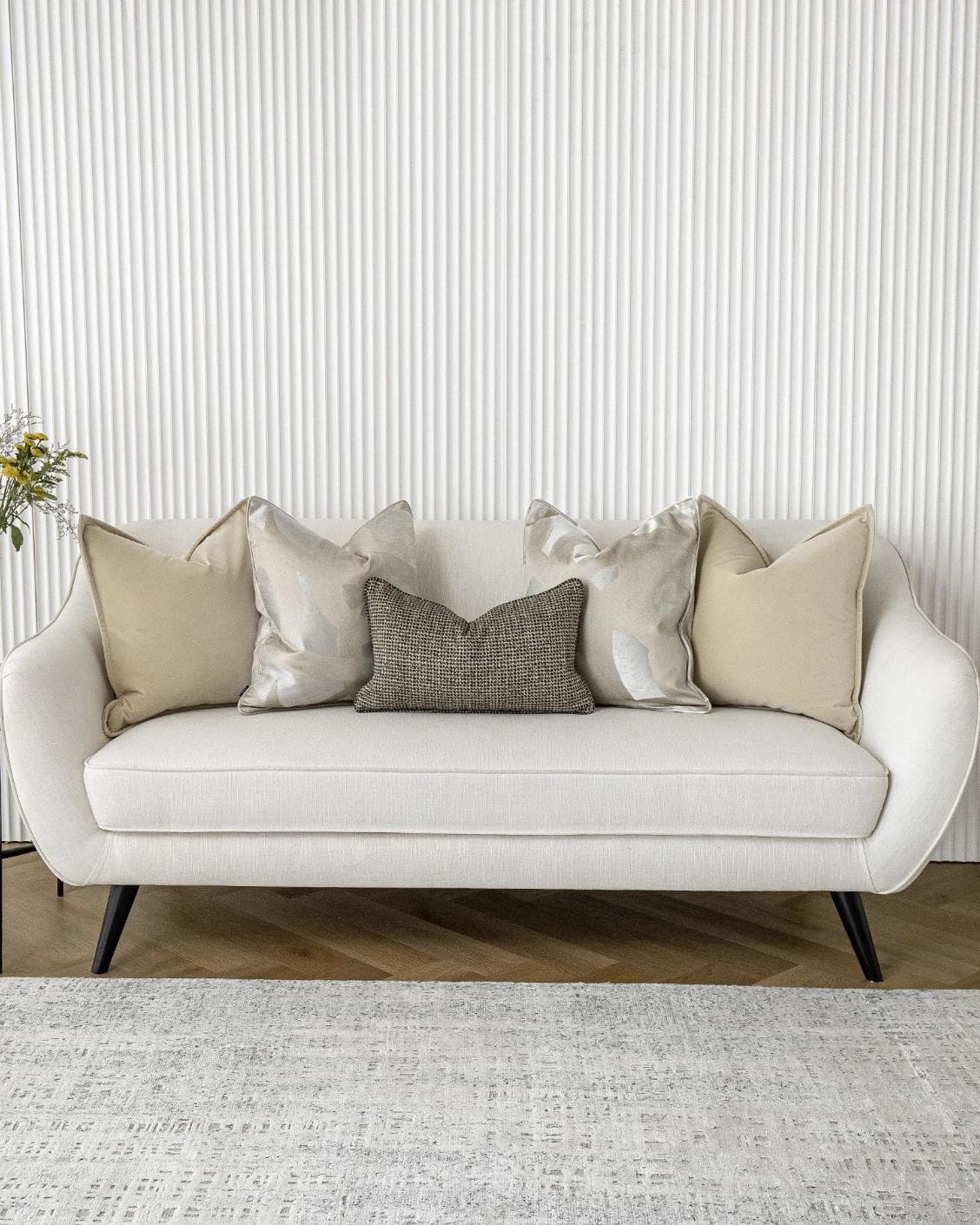 Cheena Bundle cushion, shown in a lifestyle front view as image 4