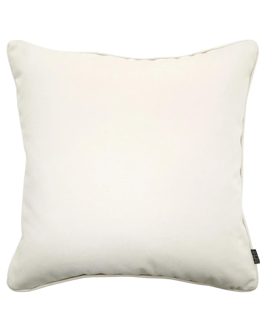 Paola Laurent cushion in white and beige, shown in a product front view as image 6