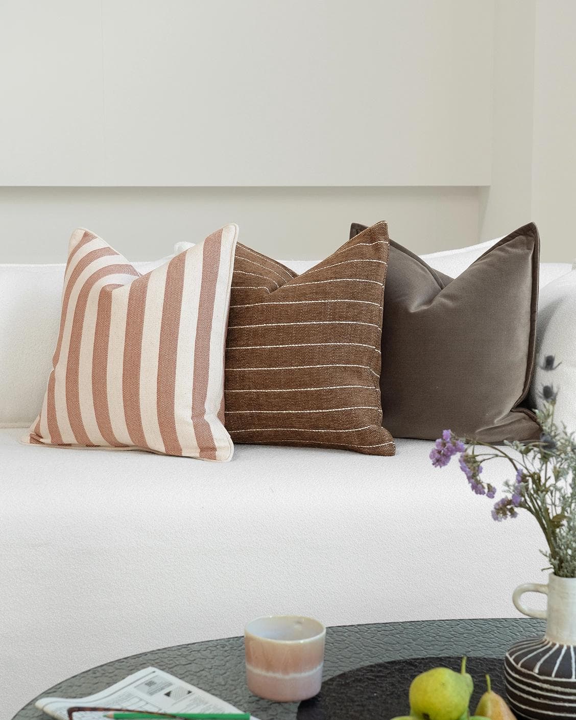 Paulo Bundle cushion, shown in a lifestyle front view as image 5