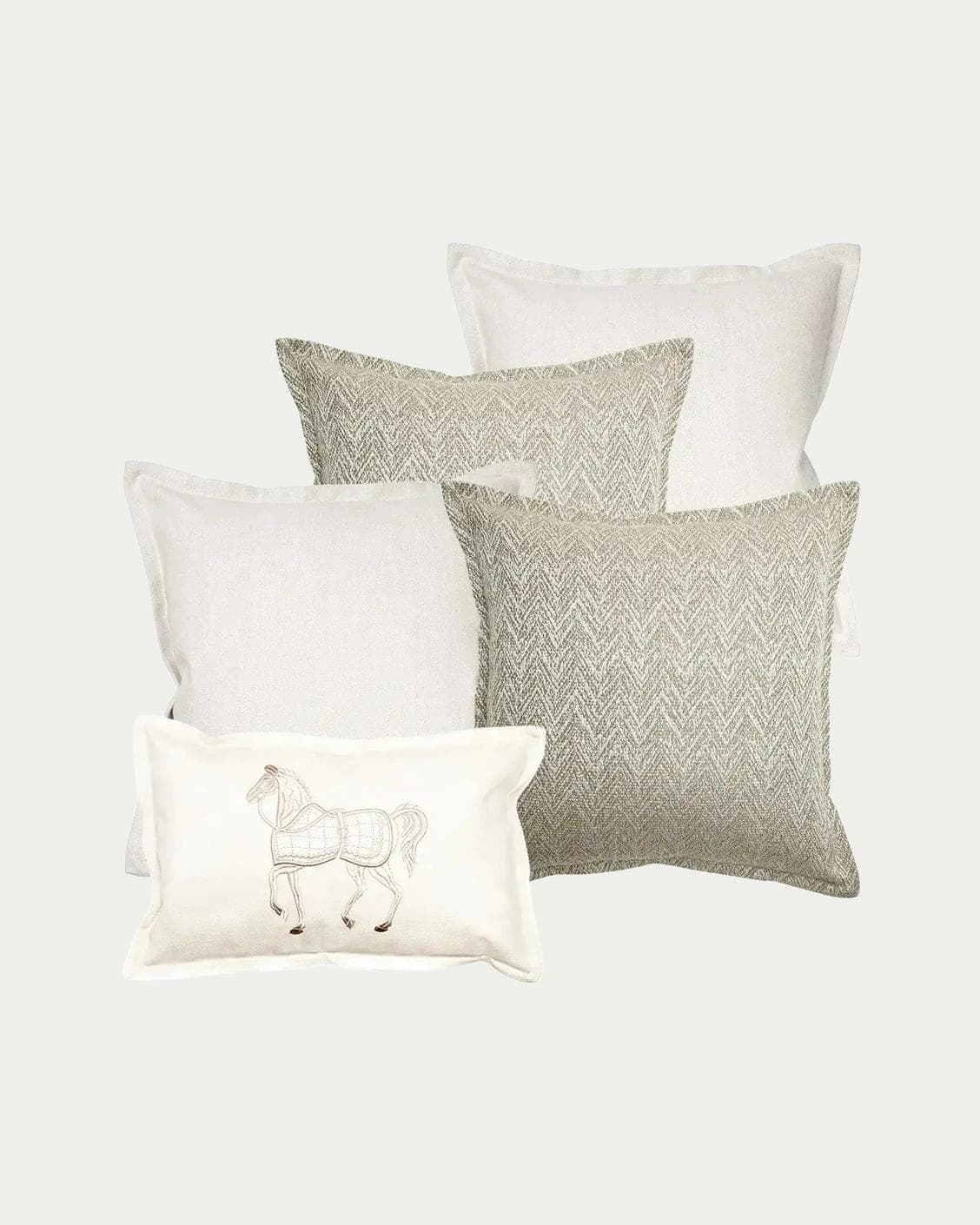 Antonio Bundle bundle - indoor in white and beige, shown in a product front view as image 1