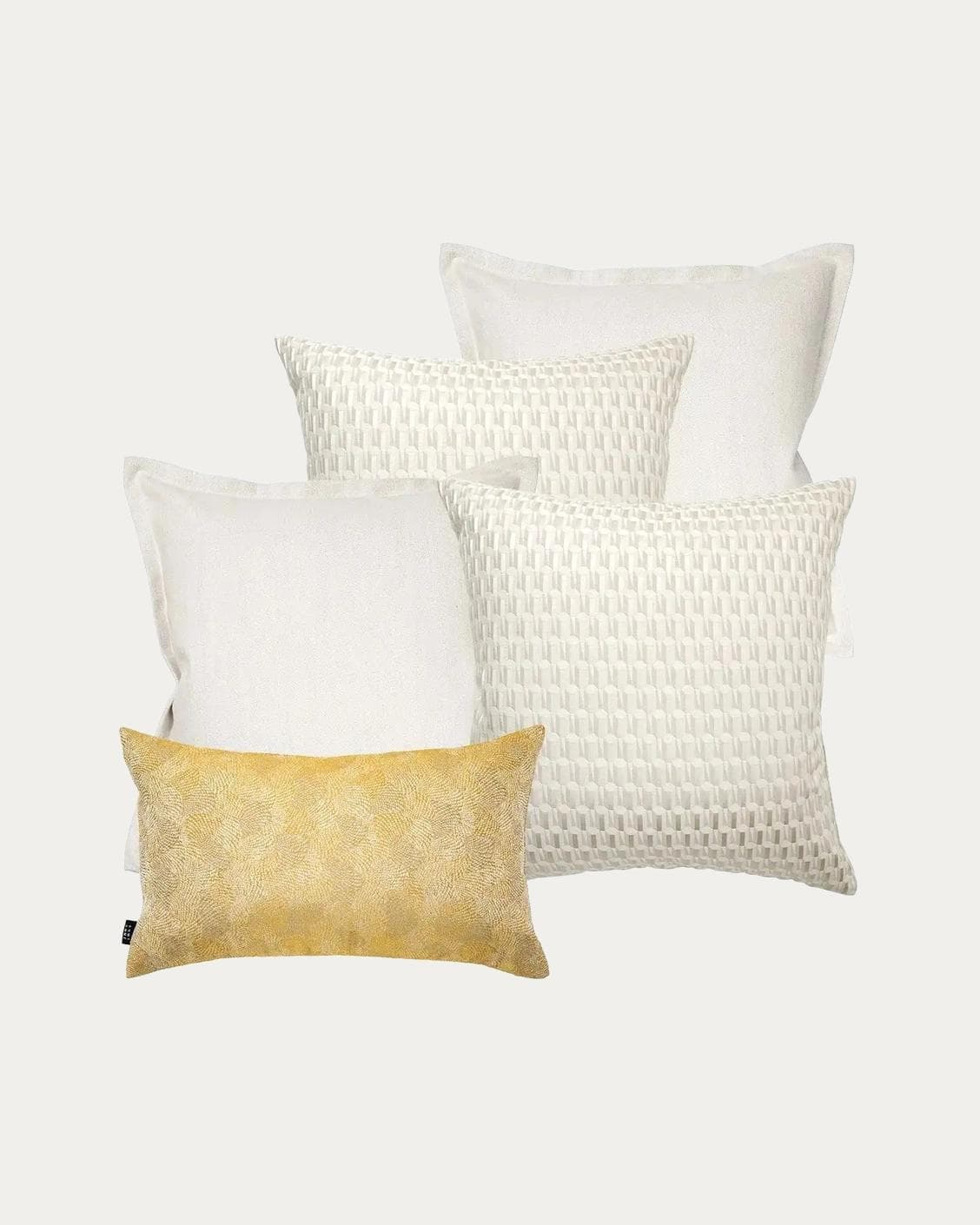 Melina Bundle bundle - indoor in white, yellow and beige, shown in a product front view as image 1