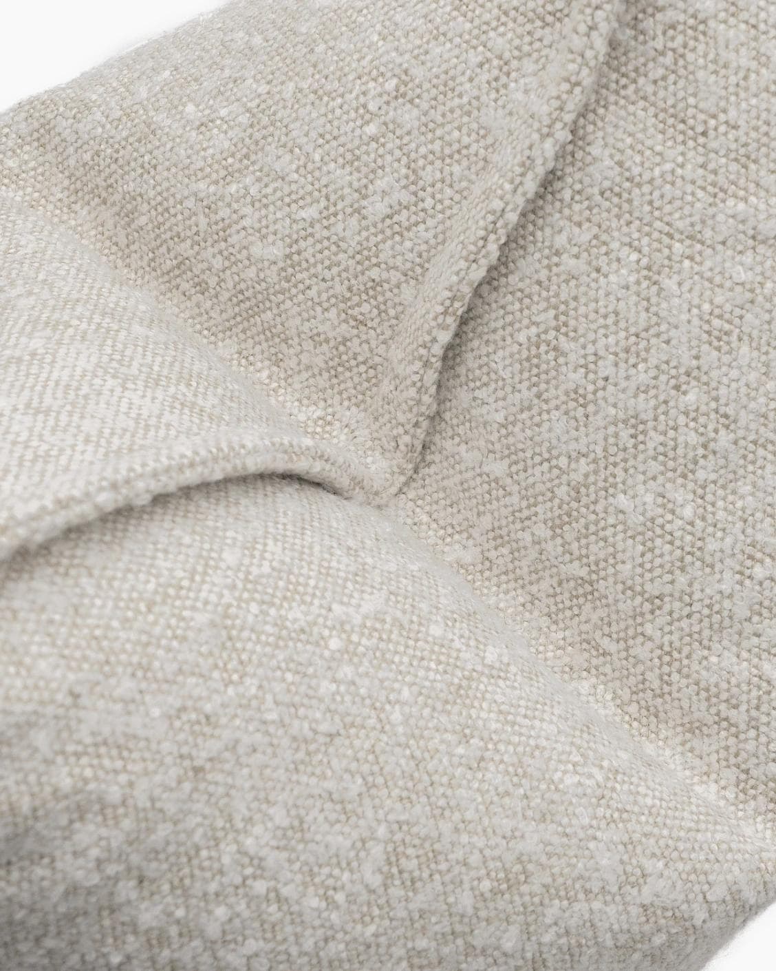 Quinn Shale cushion in cream and beige, shown in a product top view as image 9