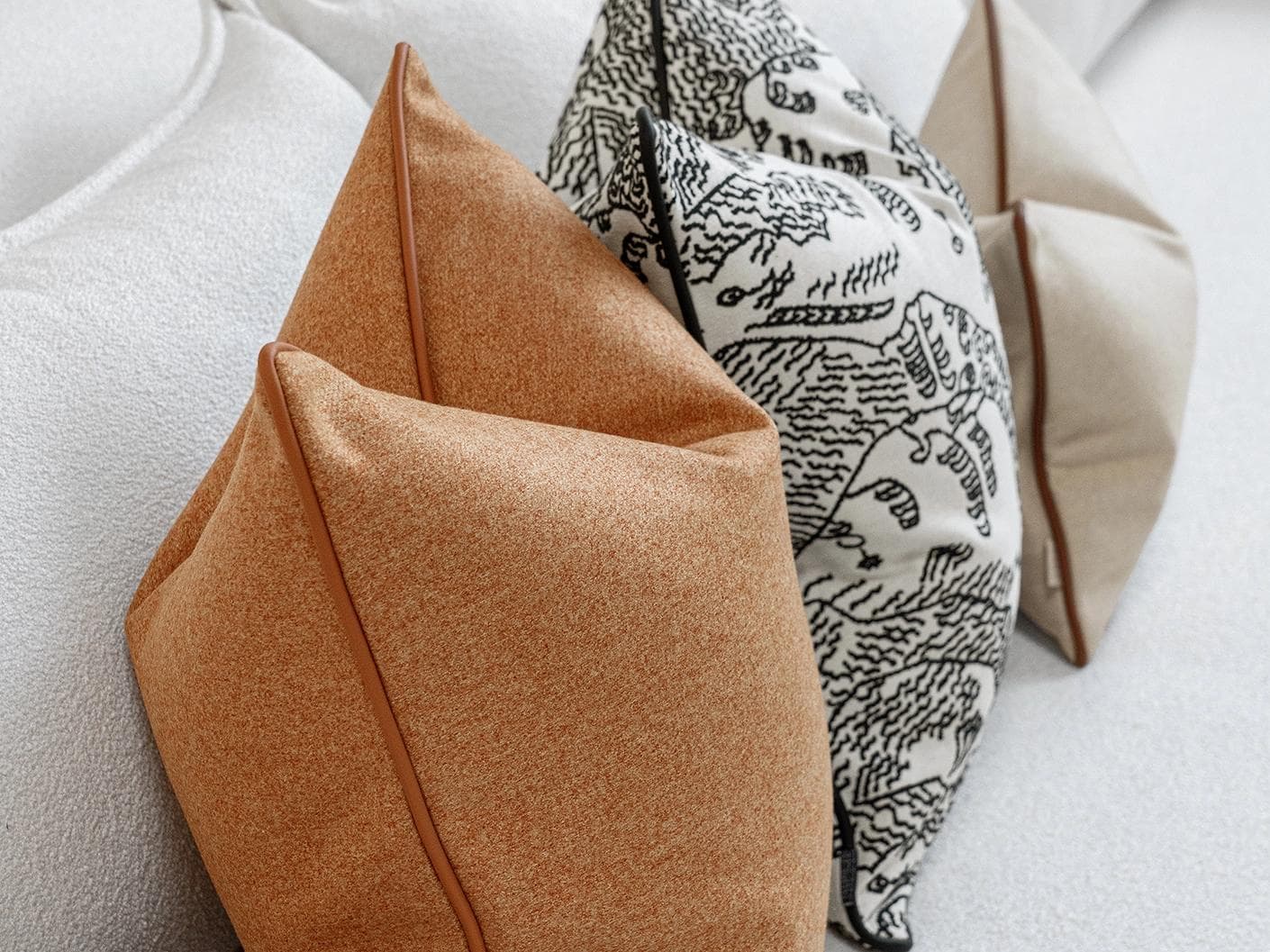 Rachel Bundle cushion, shown in a product top view as image 7