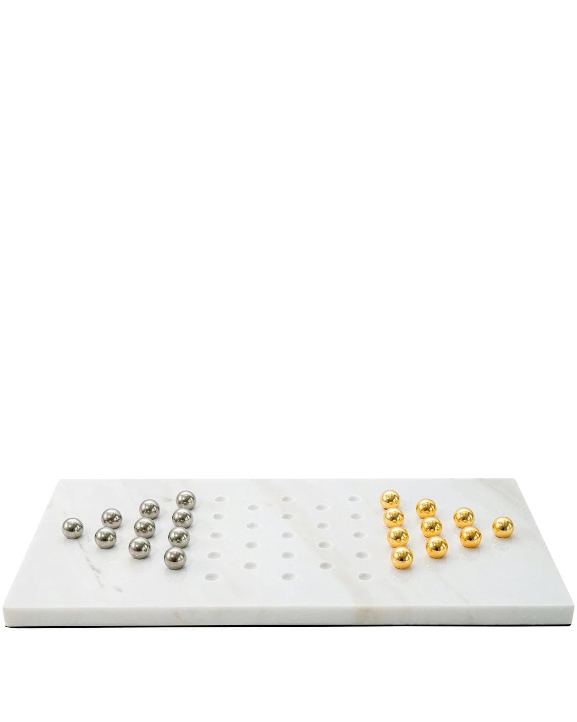 Rally Malcolm statues and sculptures in gold, white and silver, shown in a product front view as image 10