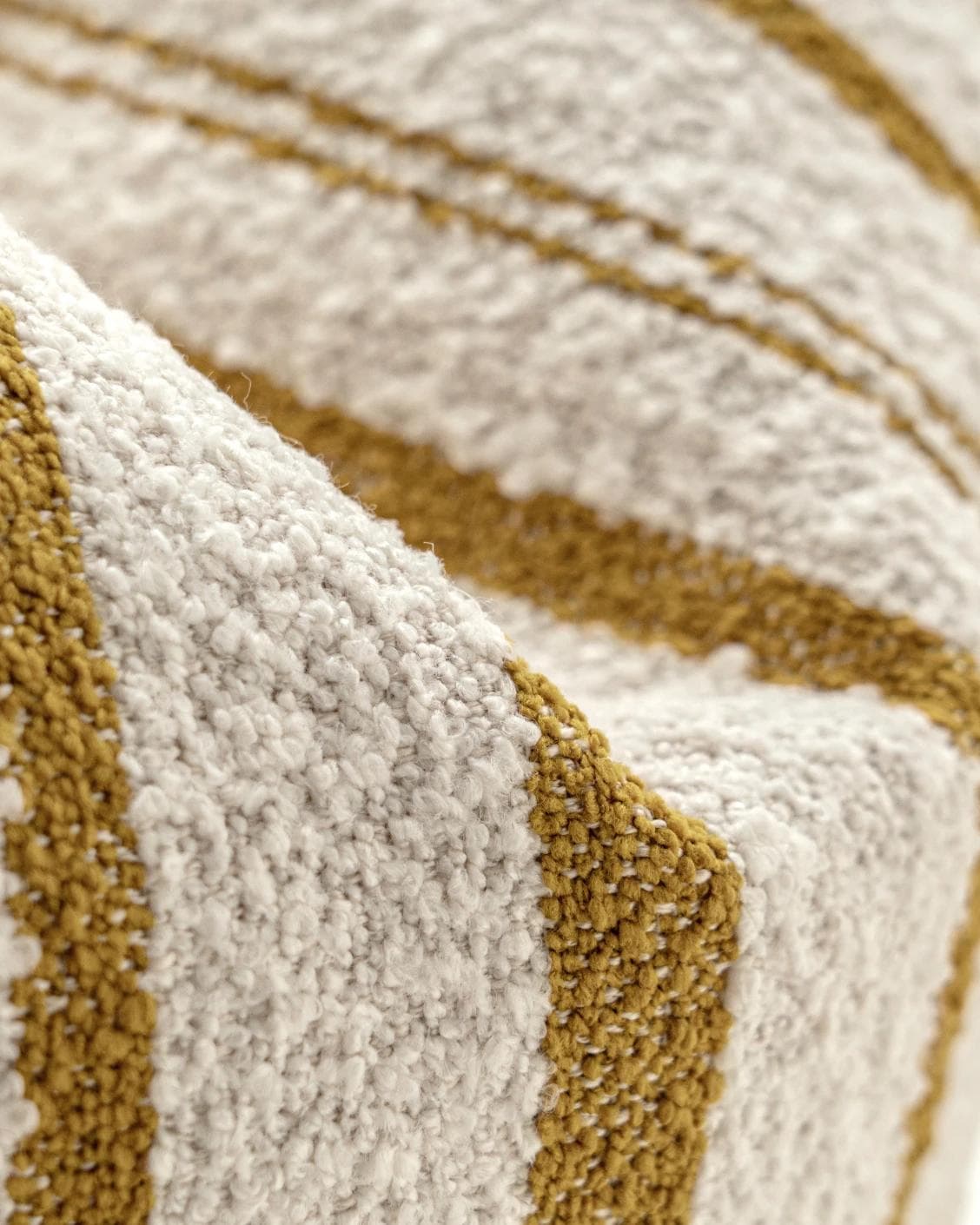Raya Klimt cushion in ivory, shown in a product close-up as image 7