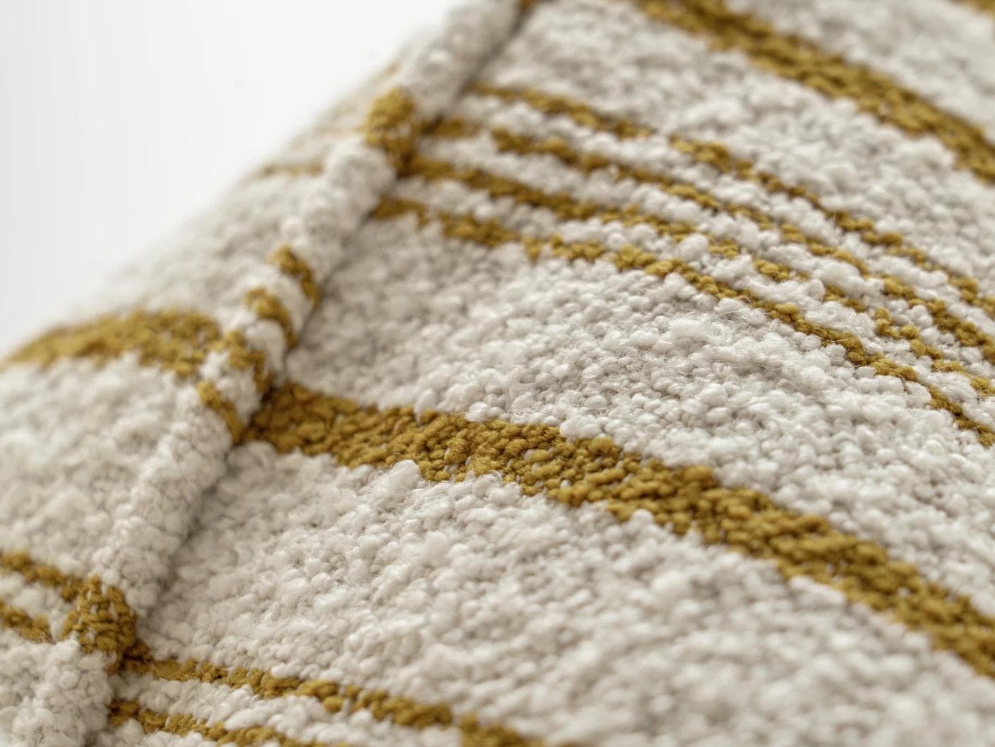 Raya Klimt cushion in ivory, shown in a product close-up as image 8