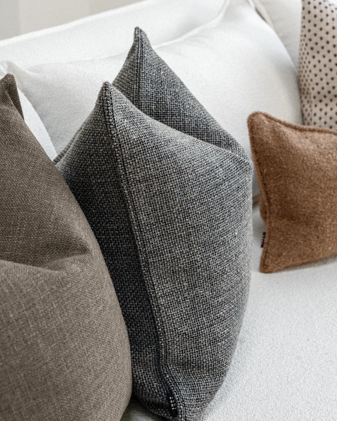 Rebecca Bundle cushion, shown in a product left view as image 6