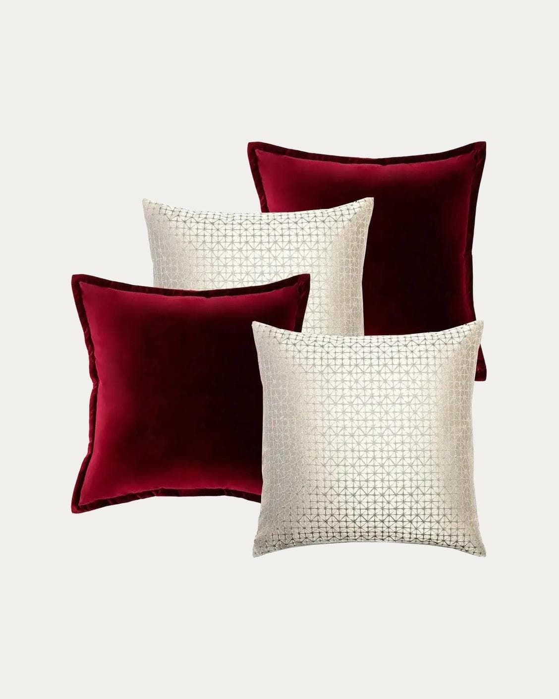 Cerise Bundle bundle - indoor in red, silver and white, shown in a product front view as image 1