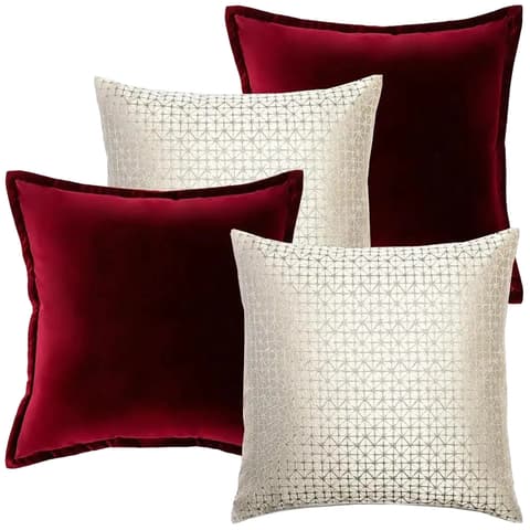 Cerise Bundle bundle - indoor in red, silver and white, shown in a product front view as image 1