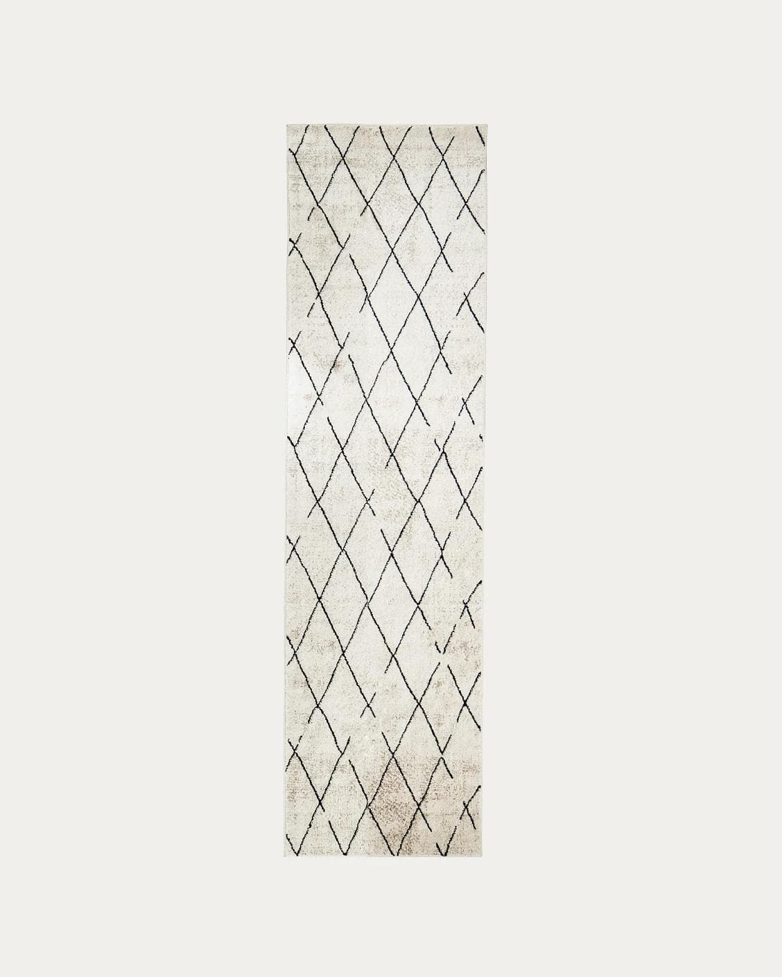 Renzo Ebony carpets in beige, shown in a product top view as image 1