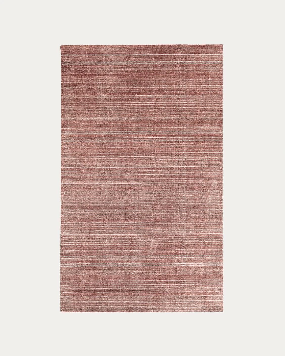 Rita Rosso II carpets in red, shown in a product top view as image 1