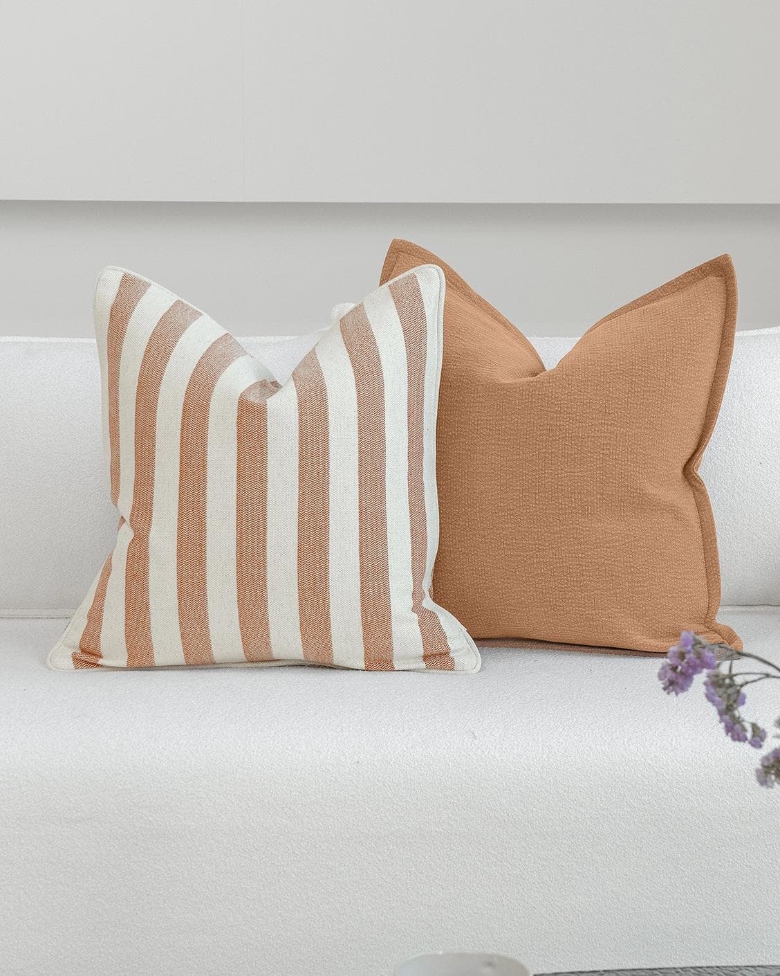 Riza Bundle cushion, shown in a lifestyle front view as image 5