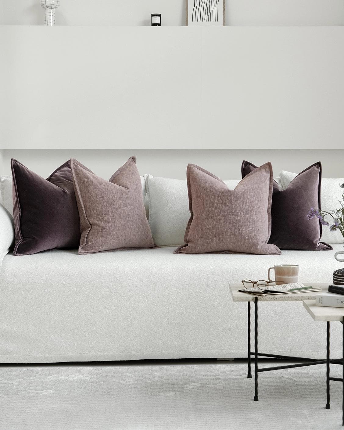 Roshan Bundle cushion, shown in a lifestyle front view as image 4