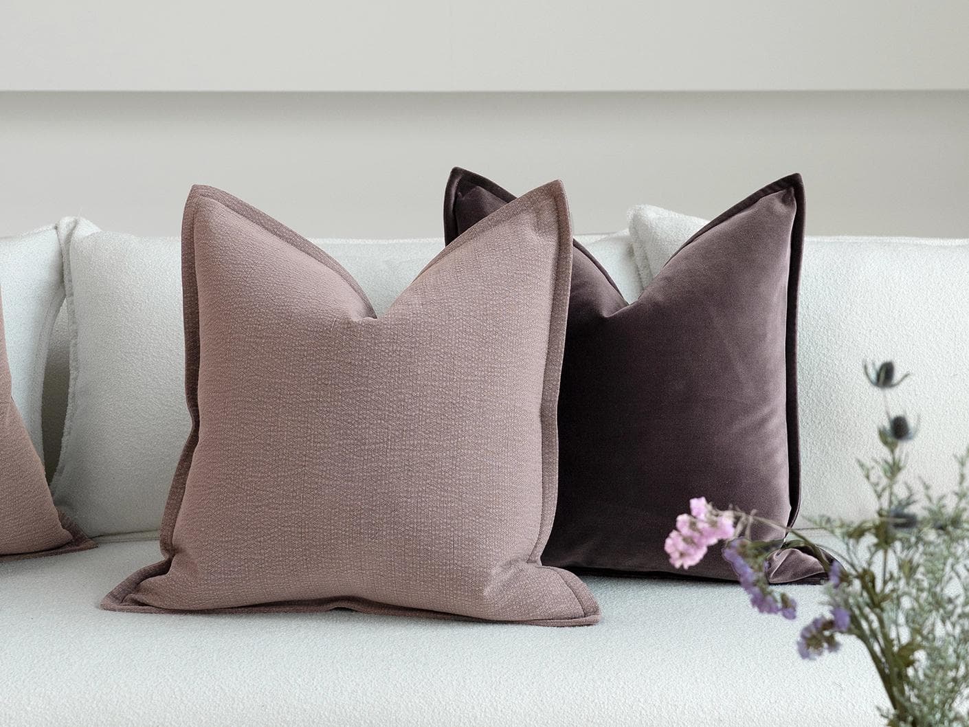 Roshan Bundle cushion, shown in a lifestyle front view as image 5