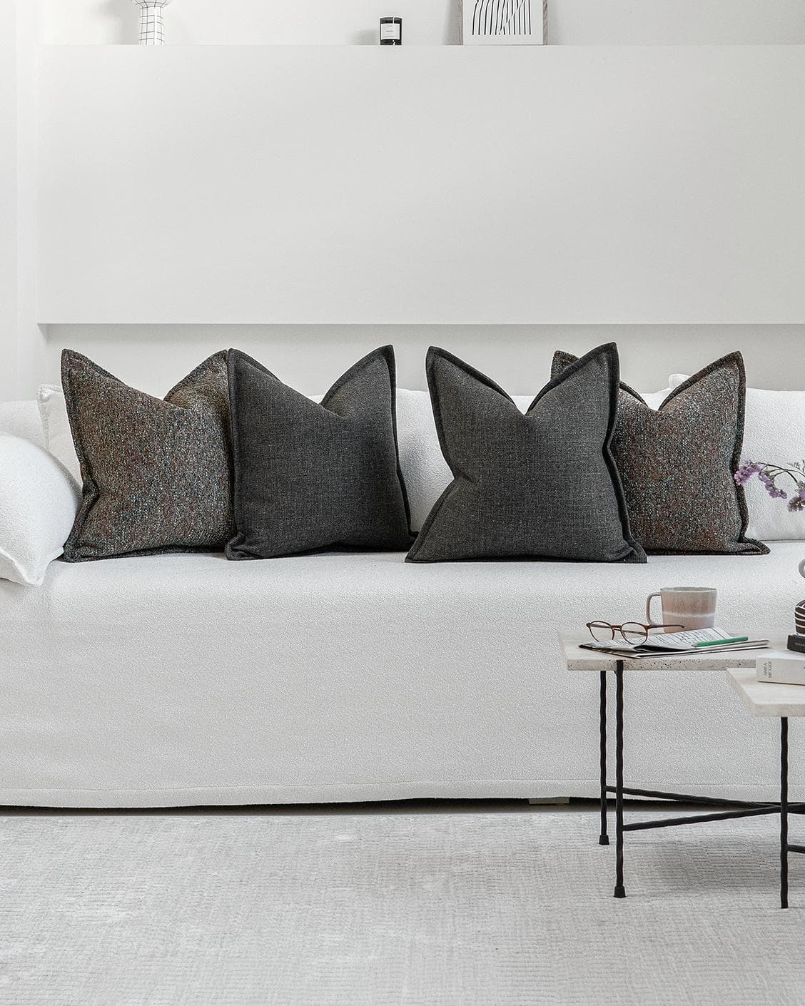 Ross Bundle cushion, shown in a lifestyle front view as image 4