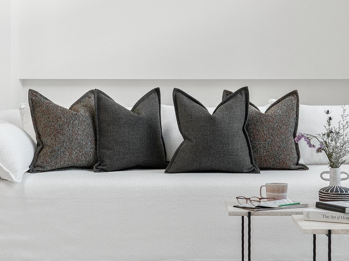 Ross Bundle cushion, shown in a lifestyle front view as image 4