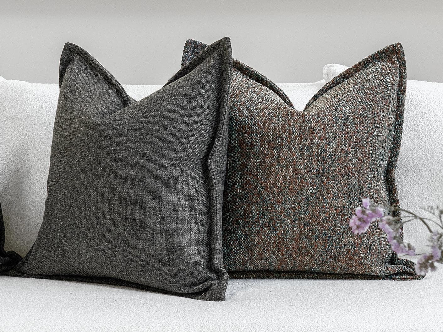 Ross Bundle cushion, shown in a lifestyle front view as image video image