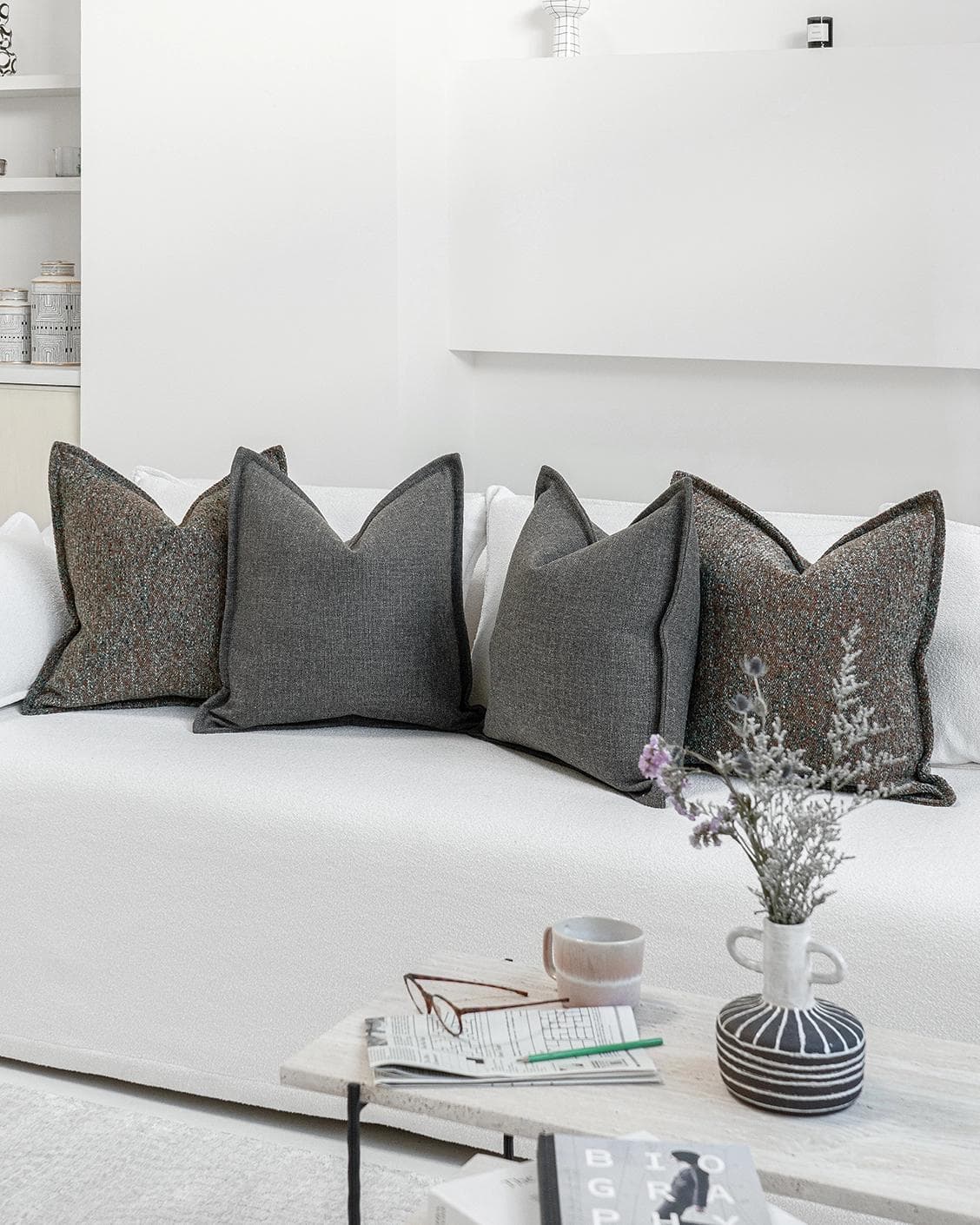 Ross Bundle cushion, shown in a lifestyle right view as image 2