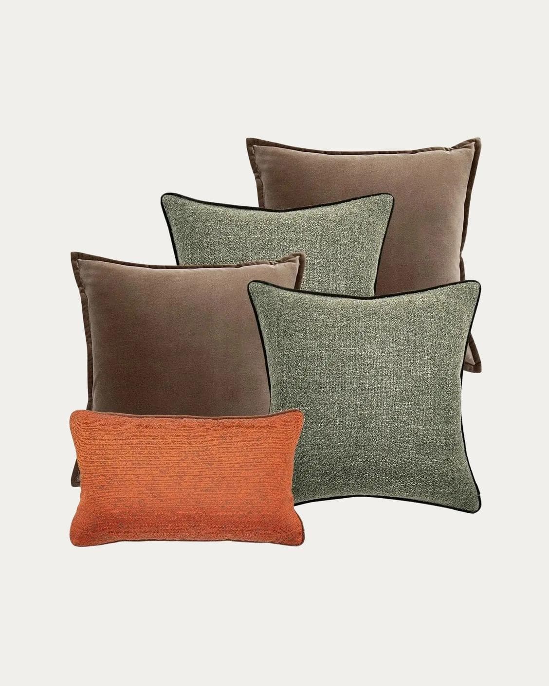Roux Bundle bundle - indoor in orange, brown and green, shown in a product front view as image 1