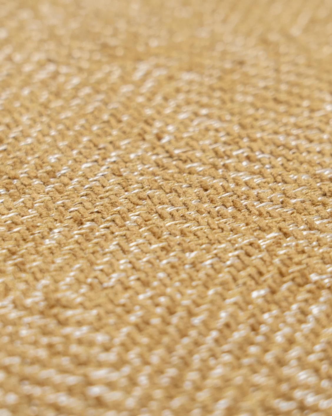 Rue Gaze cushion in beige, shown in a product close-up as image 6