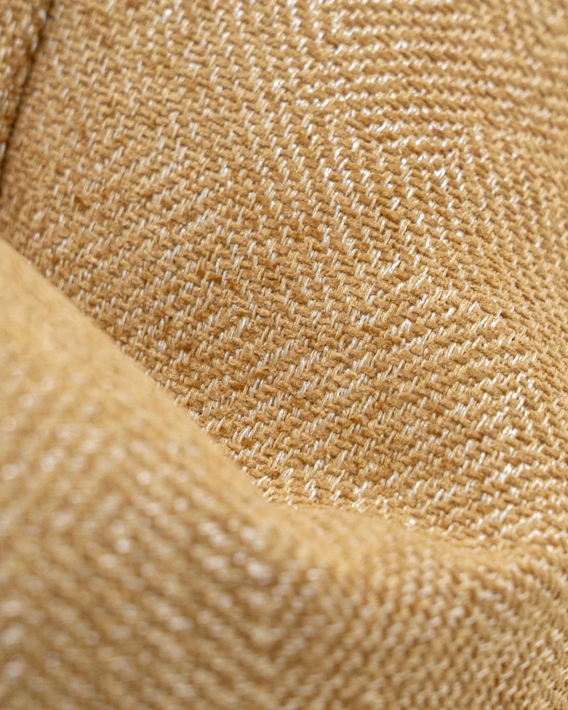 Rue Gaze cushion in beige, shown in a product close-up as image 7