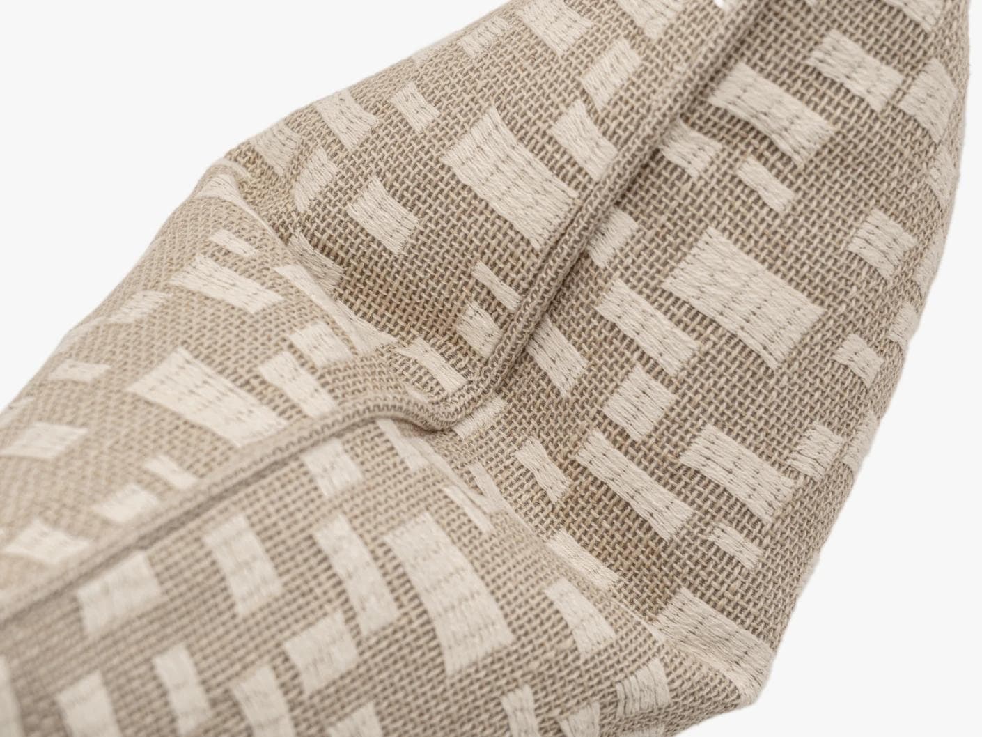Ruth Laurent II cushion in beige and ivory, shown in a product top view as image 8