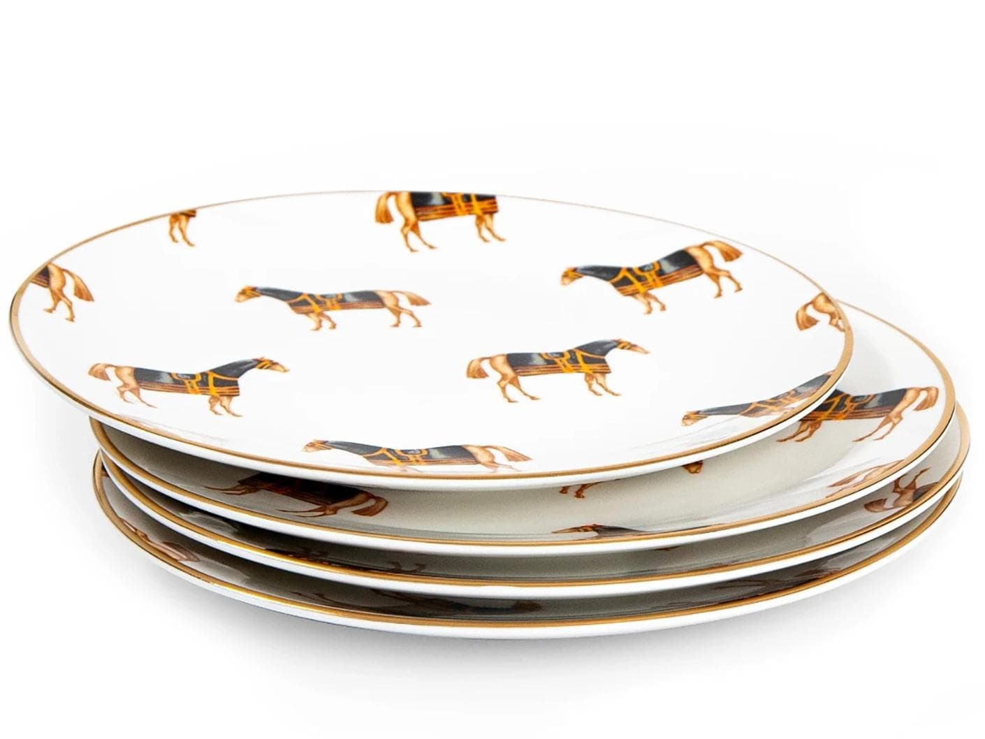 Sabina Viktoria plates in white, shown in a product front view as image 9