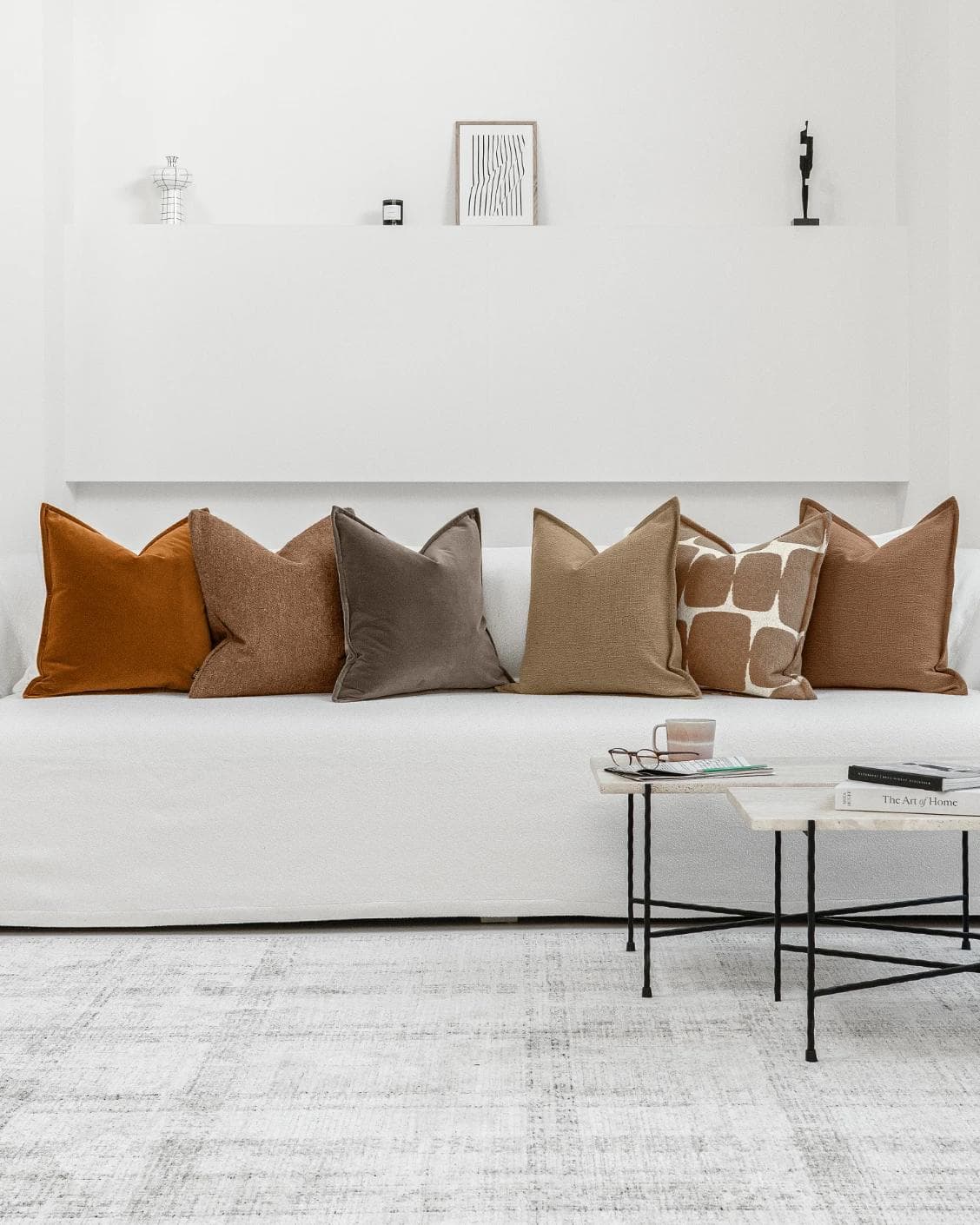 Sanika Bundle cushion, shown in a lifestyle front view as image 4