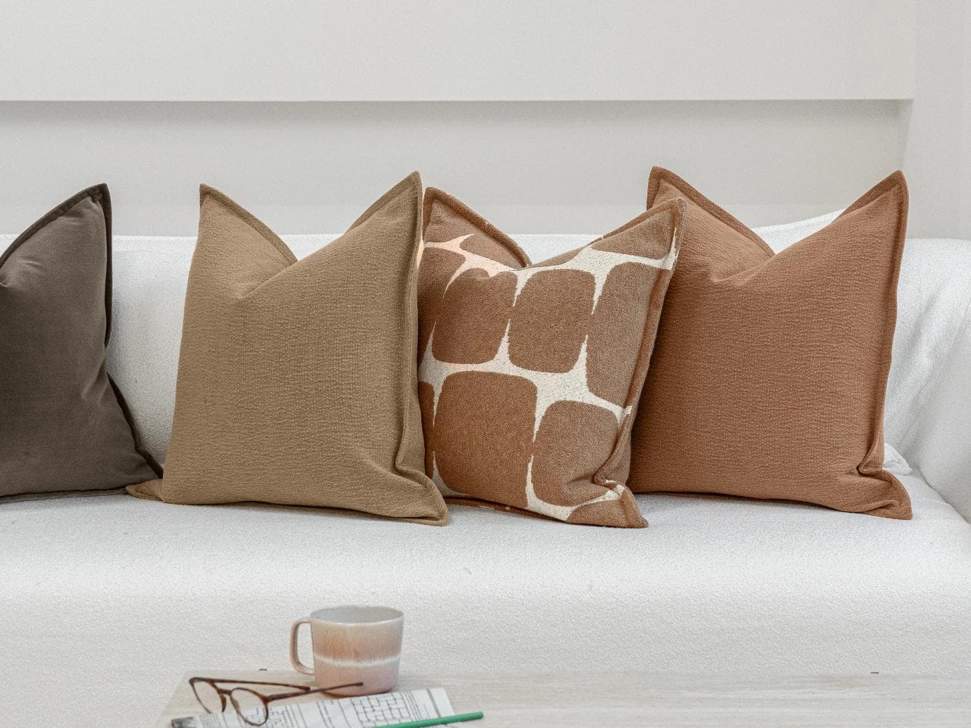 Sanika Bundle cushion, shown in a lifestyle front view as image 5