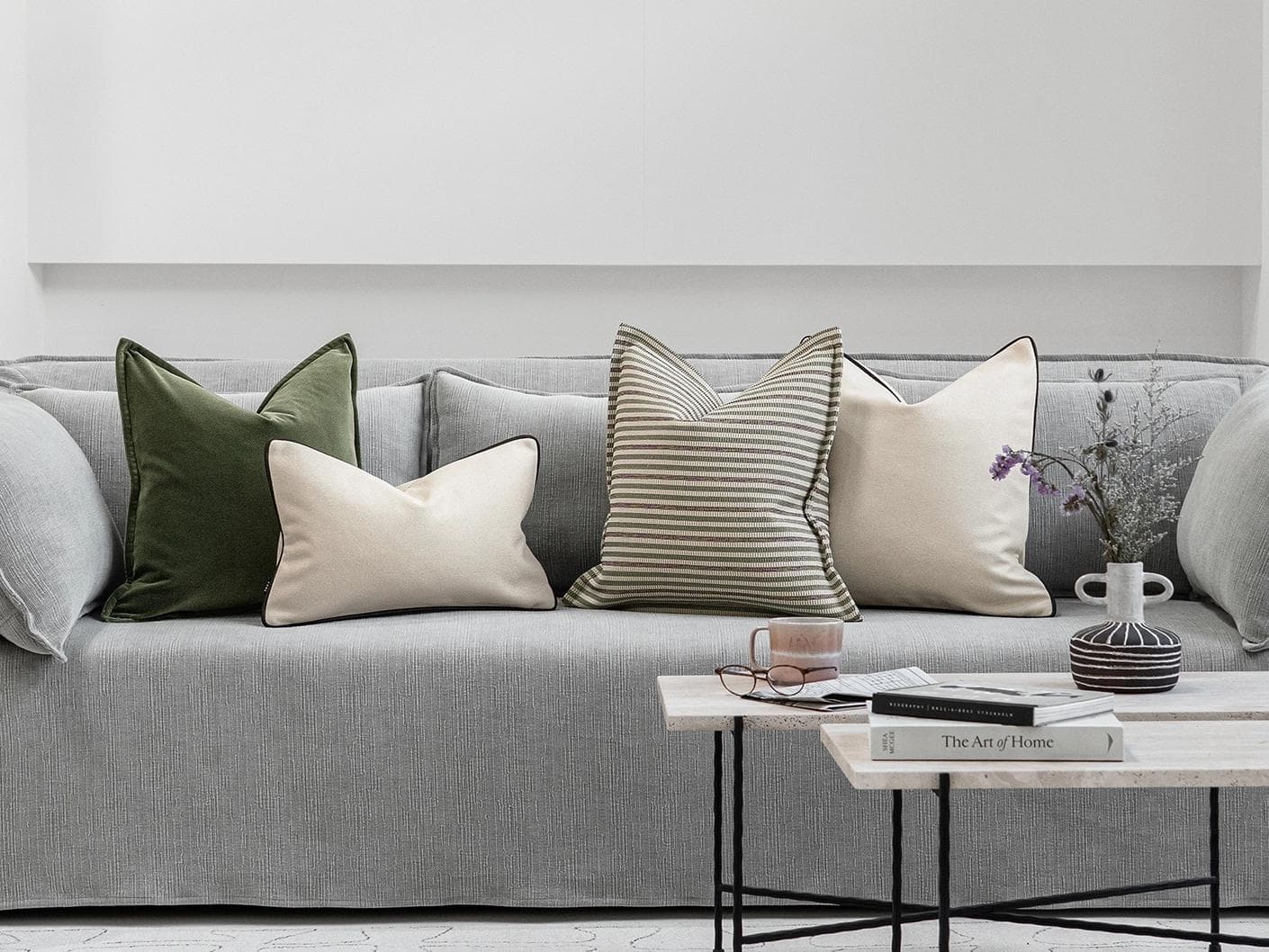 Sanyuktha Bundle cushion, shown in a lifestyle front view as image 4
