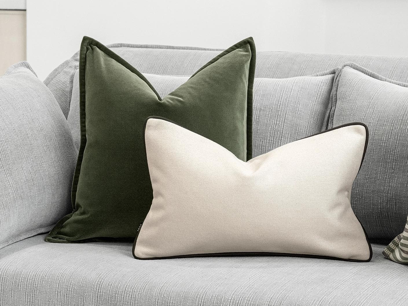 Sanyuktha Bundle cushion, shown in a lifestyle right view as image 6
