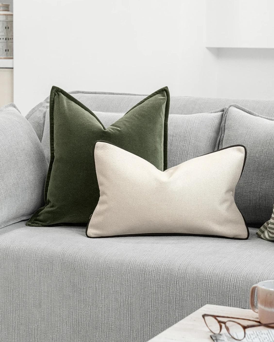 Sanyuktha Bundle cushion, shown in a lifestyle right view as image 6
