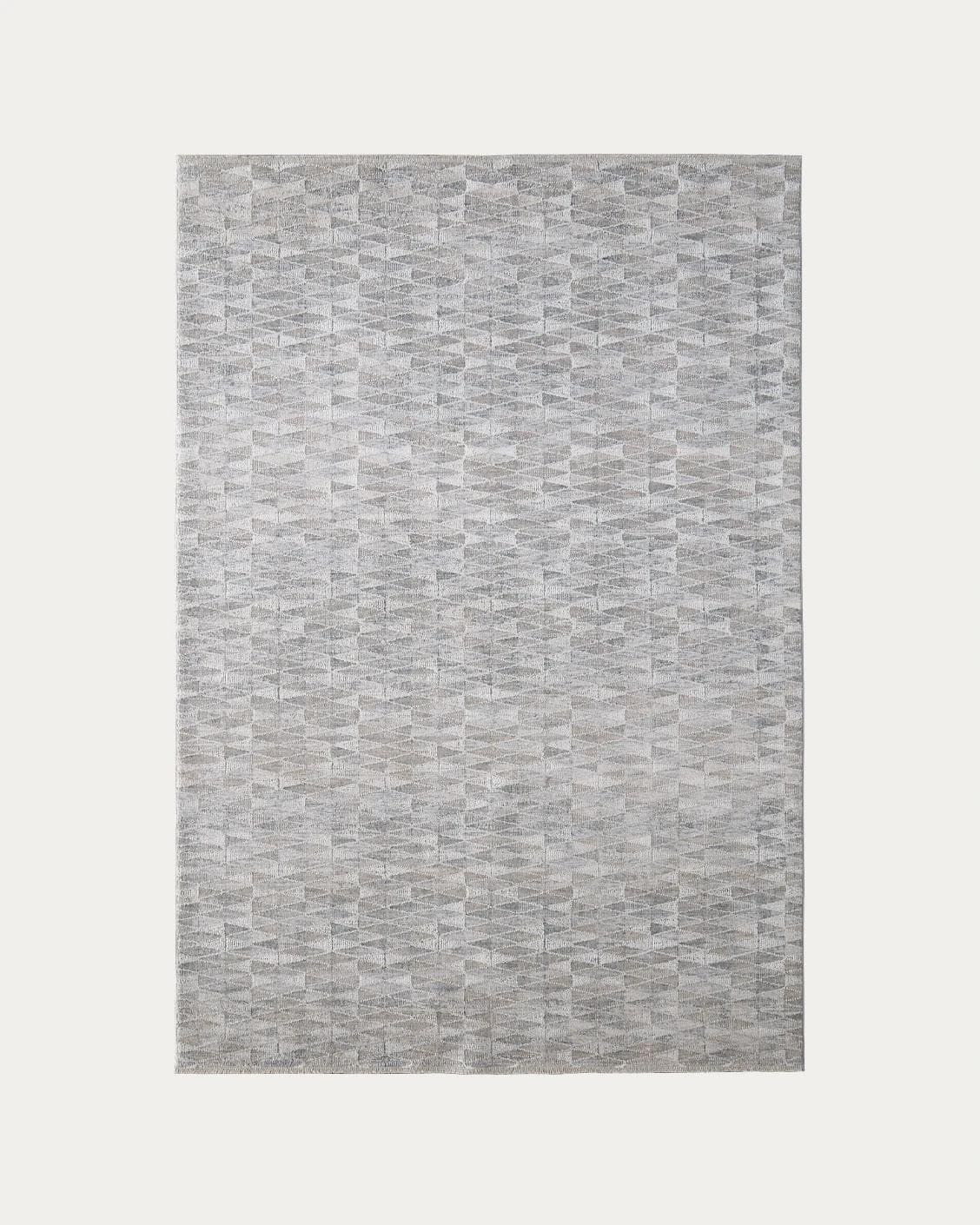 Savanna Sky carpets in blue, beige and grey, shown in a product top view as image 1