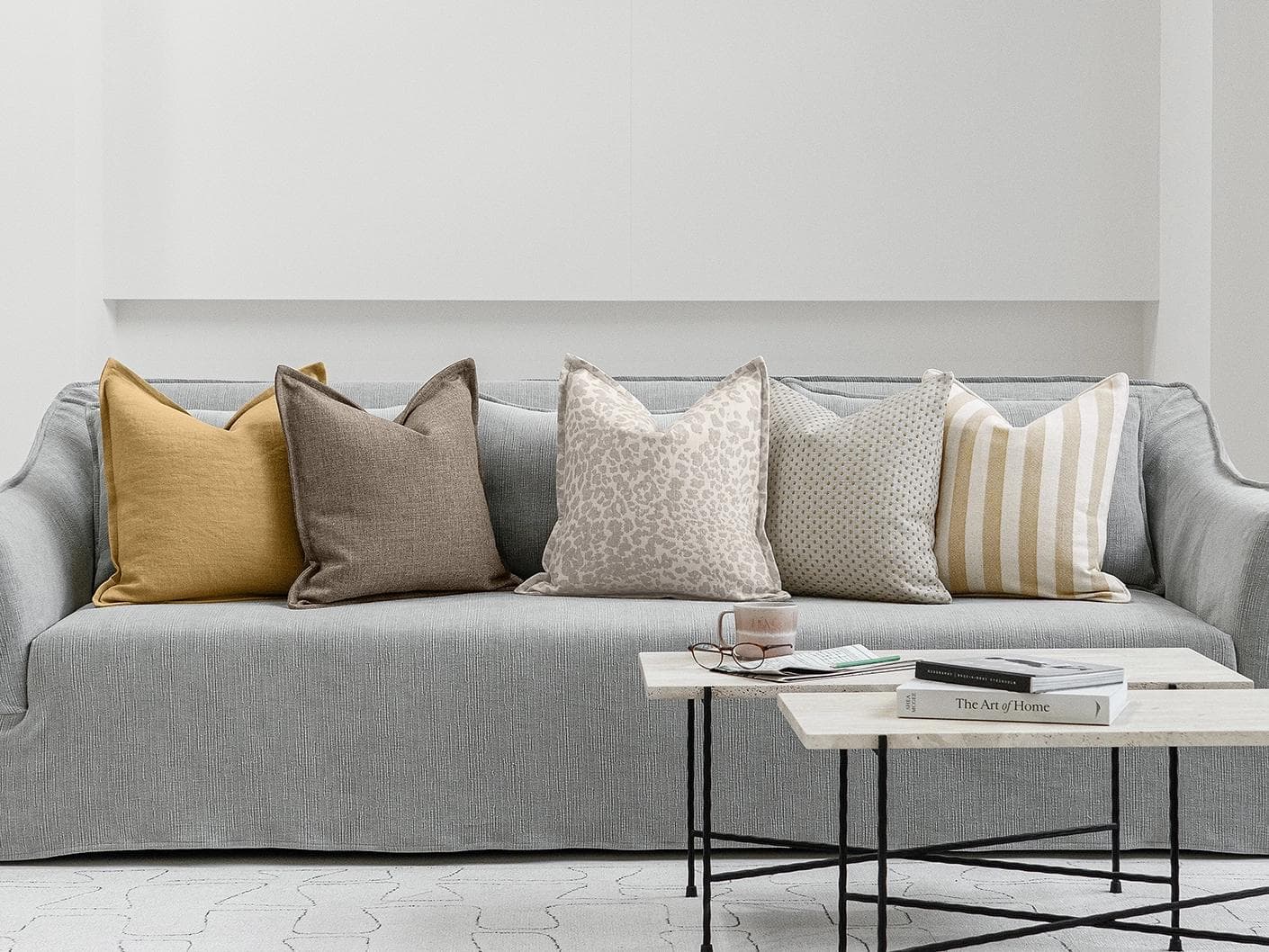 Scott Bundle cushion, shown in a lifestyle front view as image 4