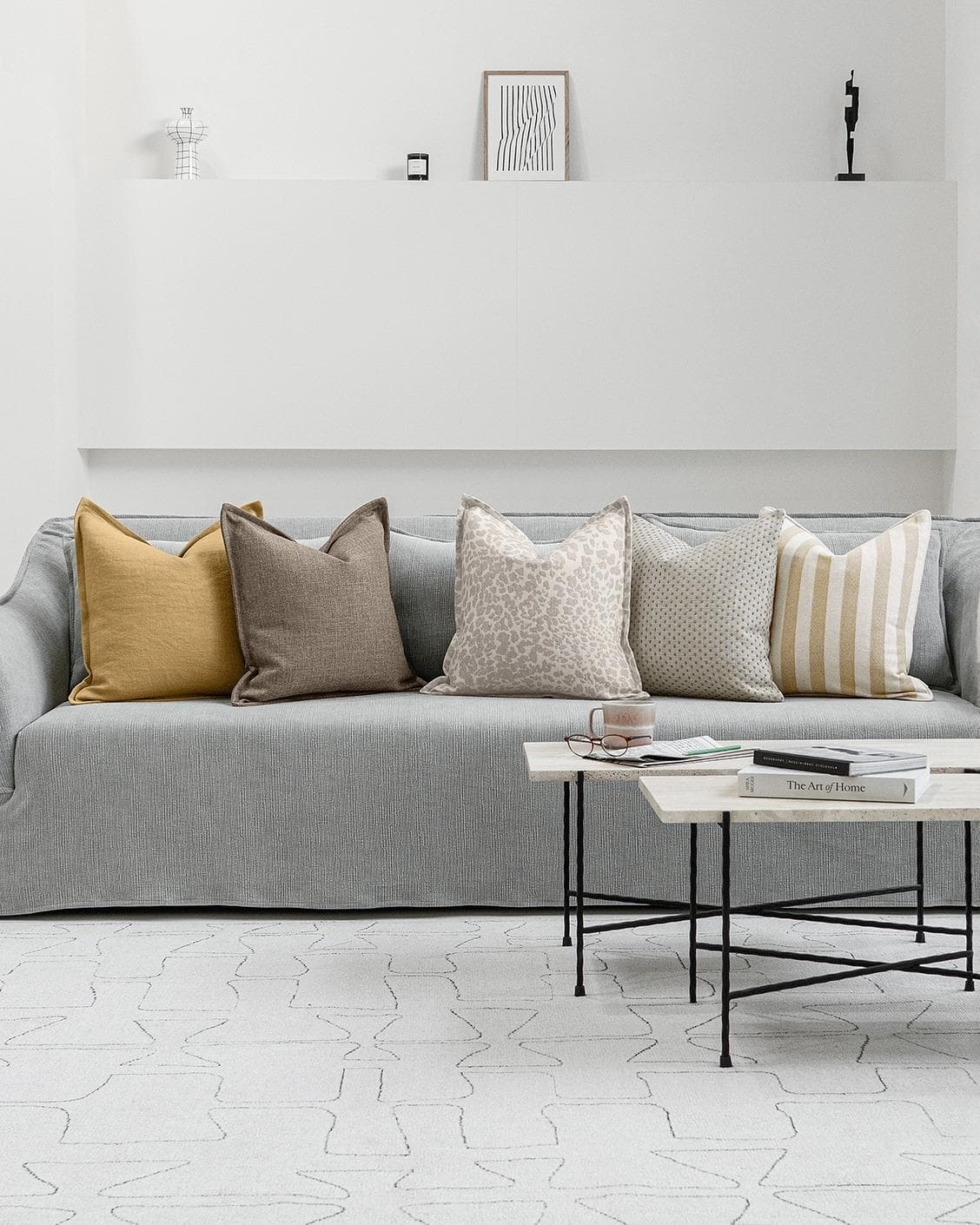 Scott Bundle cushion, shown in a lifestyle front view as image 4