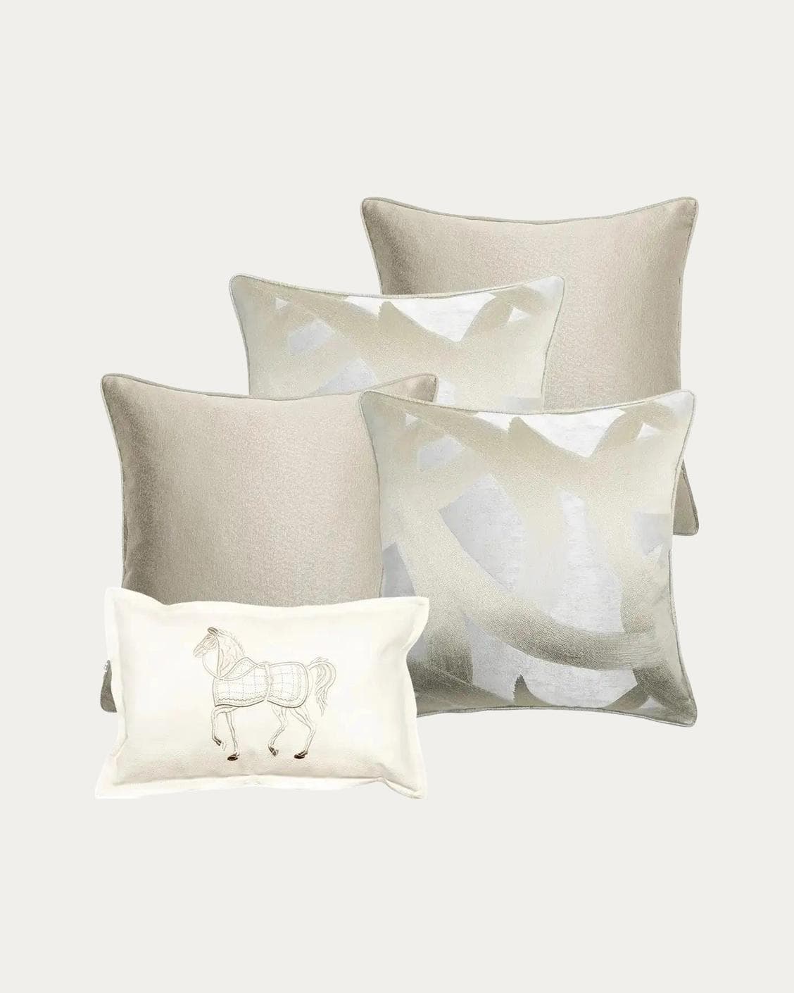 Issa Bundle bundle - indoor in gold, beige, silver and white, shown in a product front view as image 1