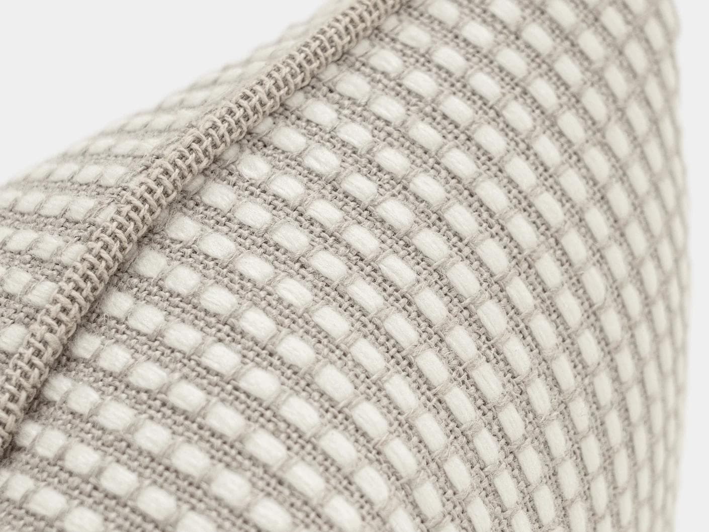 Shea Laurent II cushion in beige, shown in a product close-up as image 7