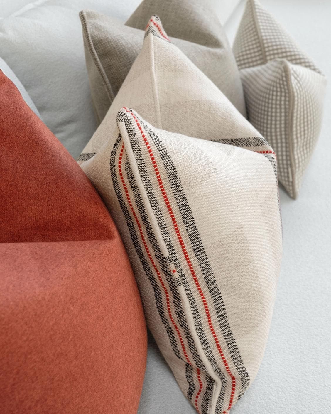 Shivangi Bundle cushion, shown in a product close-up left view as image video image