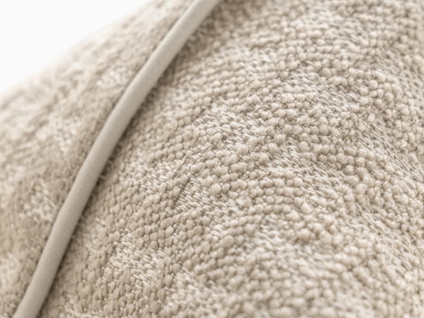 Sia Laurent cushion in ivory, shown in a product close-up as image 7