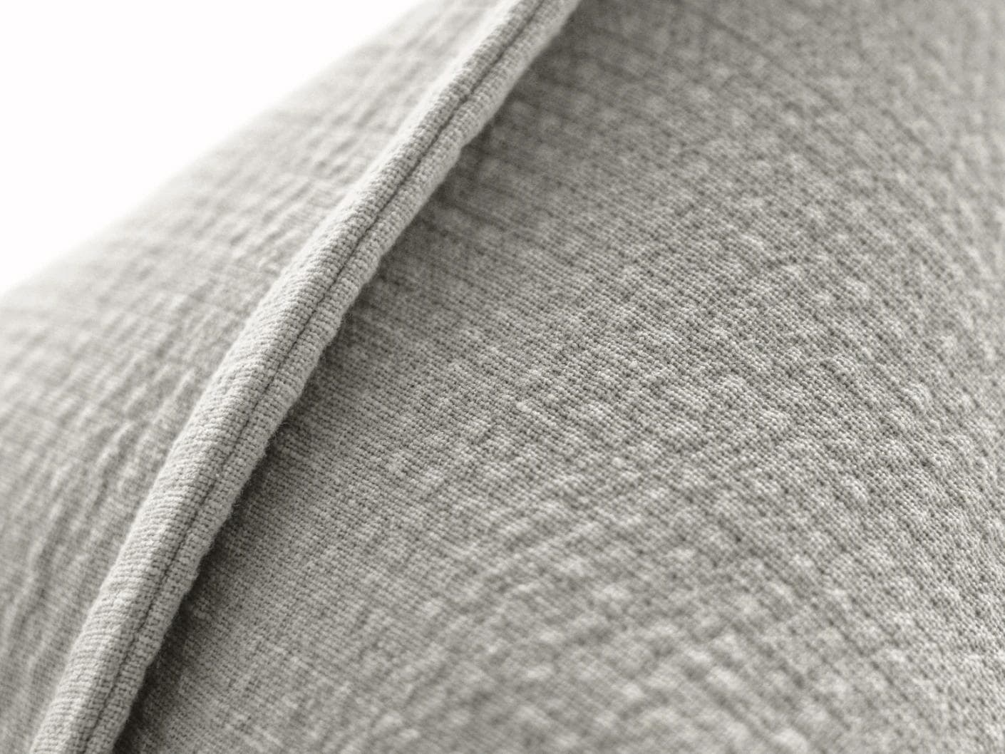Siena Hodler cushion in grey, shown in a product close-up as image 7