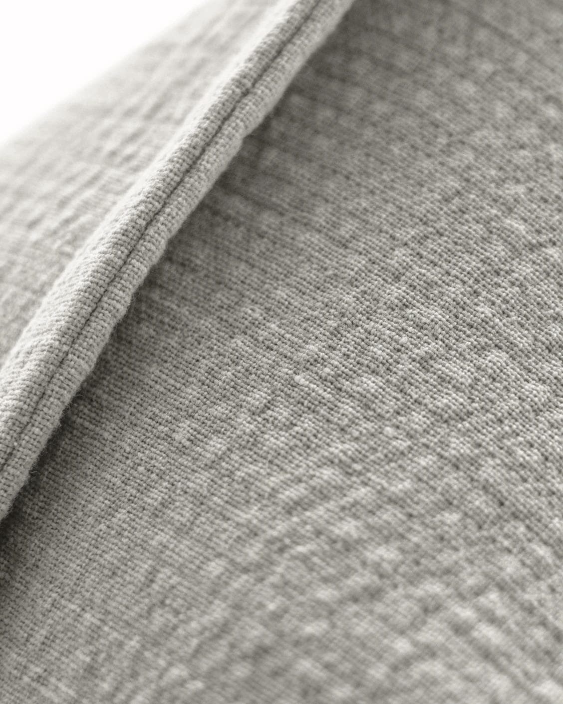 Siena Hodler cushion in grey, shown in a product close-up as image 7